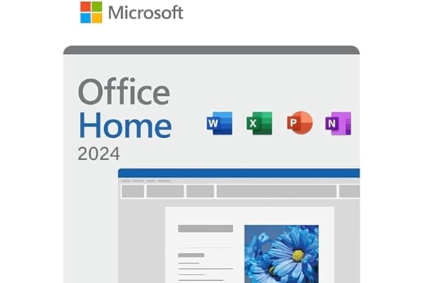 Microsoft Office Home 2024 Classic Apps: Word, Excel, PowerPoint One-Time purchase for 1 PC/MAC (Email delivery in 1 hours-No CD)