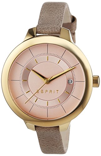 Esprit Damen-Armbanduhr Lynn Analog Quarz Leder ES108192004