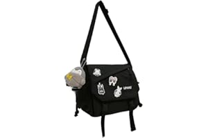 Inshere Niedliche Umhängetasche, ästhetische Umhängetasche, Nylon Y2K Schultertasche für Frauen Männer