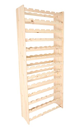 Weinregal Weinregal Holz Flaschenregal für 91 Flaschen RW-3-91 - 3