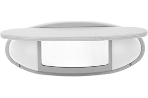 XTevu Pare-soleil côté conducteur pour miroir de courtoisie compatible avec Mini Cooper/Cooper S R55 R56 R60 2007-2014 (Gris)