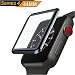 Produktbild Genieforce® Premium 3D Full Screen Coverage iWatch 44mm Gorilla Schutzglas Schutzfolie Panzerfolie für Apple Watch 44mm Series 4 - HD+ Kristal KLAR - SCHWARZER Kanten