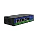 Produktbild 5 Port POE Switch davon 4 Ports mit POE 15,4W/30W 150m Reichweite