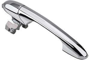 MangWany Poignée de Porte Extérieure Droite Passager F-iat 500 500 Conduite à Droite Côté Poignée Extérieure Compatible 735451696 Chromé