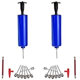 [Tamaño de la bomba de bola] 15 * 3,5 cm / 5,9 * 1,4 ", Adaptador: 11 cm / 4,3", Aguja: 3,8 cm / 1,5 "