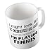 Produktbild Ich Aussehen könnte I 'm Listening aber in My Head I 'm Tennis Witz Tasse Perfekte Geschenk