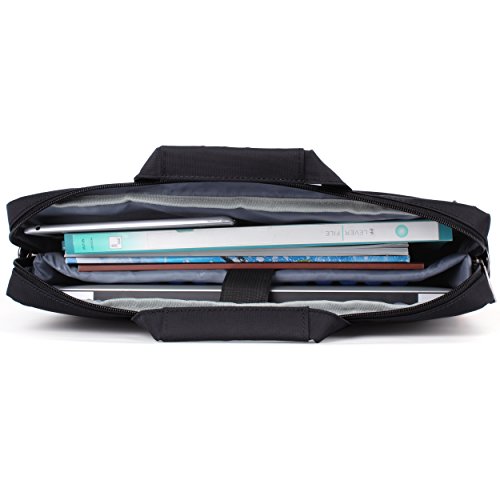 Laptop Tasche, XGUO 14 Zoll Laptop Tasche Mit Shockproof Pad Für Surface Pro Surface Book Macbook Sleeve Hülle Schultertaschen Tablet mit einer Bildschirmdiagonale von 35,8 CM(14 Zoll, Schwarz) - 5