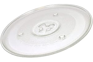 GC GLOBALCOMMERCE Piatto per Forno a Microonde da 27cm in Vetro Resistente Universale Adattabile a Varie Marche