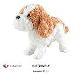 beweglicher hund Zusätzlicher Akustiksensor für laute Geräuschen wie zum Beispiel Rufen, Händeklatschen u. a. • Benötigt 4 Batterien AA Mignon, Sensoren abschaltbar