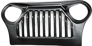 THE ADVENTURE GARAGE Mahindra Thar Crde Gladiator Front Grill without Indicators Type-8