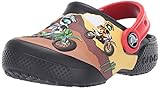 crocs Unisex-Kinder Fun Lab Motorsport K Clogs, Schwarz (Black 001), 34/35 EU