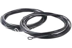 MAXIMUMCATCH Maxcatch Fly Fishing Coated Leader Black/Clear Floating/Sinking Fly Line For Trout and Salmon 2PCS 7/10FT