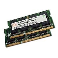 4GB Dual Channel Kit HYNIX original 2 x 2048MB 200 pin DDR2-667 (PC2-5300) SO-DIMM double side für DDR2 NOTEBOOKs