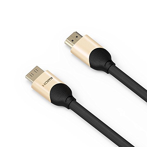 [Premium Zertifiziert] 4K HDMI Kabel 1.5 Meter / HDMI 2.0b, 21 Gbps Ultra HD bei vollen 60Hz (Keine Ruckler), HDR, 3D - 4