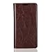 Produktbild DENDICO Xiaomi Mi 8 SE Hülle, Premium Flip Leder Brieftasche Handyhülle, Kartenfach/Standfunktion/Magnetverschluss Wallet Tasche Schutzhülle für Xiaomi Mi 8 SE - Braun