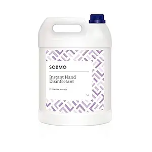 Amazon Brand - Solimo Instant Hand Disinfectant (70% Ethyl Alcohol) - 5 L