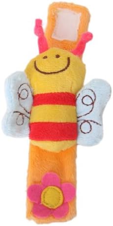 Dcolor Lovely Soft Baby Wrist Rattle Toy Hands Finder