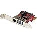Produktbild StarTech PEXUSB3S3GE 3-Port PCI Express USB 3.0 Karte mit Gigabit Ethernet 3-Fach PCIe USB Schnittstellenkarte mit GbE Anschluss