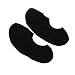 Produktbild Mann flachen Mund unsichtbaren Boot Sport Baumwolle Slip Socken Unsichtbare Herren Socken Shallow Boat Sport Socken High-Class Sneaker Invisible Socken für Damen Herren Sneakersocken (Schwarz)