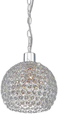 Kudo Crystal Ball Shade Non-Electric Polished Chrome/Crystal
