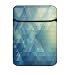 Snoogg Abstract Blue Pattern 14 Inch Laptop Case Flip Sleeve Bag Computer Cover RS.499.00