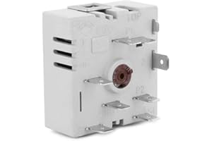 DL-pro Kochplattenschalter für EGO 50.57021.010 5057021010 auch kompatibel mit Miele Seppelfricke AEG Electrolux Bosch Siemens Whirlpool Bauknecht EINKREIS Energieregler Regler für Kochfeld Herd