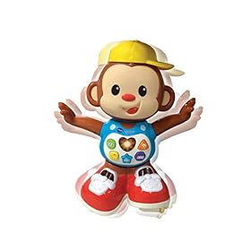 VTech – Titi Ouistiti – Singe interactif – Jouet Singe – Jouet Bebe 12/36 Mois – Brun – Version FR