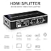 Produktbild jinclonder HDMI KVM-Switch 2-Port, Switch-Auswahlbox-Hub für Maus-Tastatur-Scanner-Drucker-PCs, 4K-Bildqualität, Unterstützung von 3D und 1080P