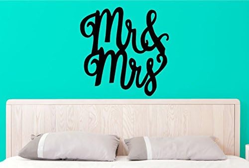 MR & MRS Wall Decal Bedroom Wall Decor