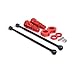Produktbild RCAWD Antriebswelle Universal mit Achsschenkel/Nabe Hex Und Mutter vorne/hinten Eisen 7750 für Rc Hobby-Auto 1/5 Traxxas X-MAXX 2Pcs(rot)