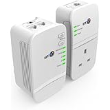 BT Wi-Fi 600 Home Hotspot Powerline Adapter Kit - White