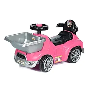 Reeco Toys OOGA Rider Push Car with Front Basket, Horn and Music for Baby boy and Girl, Kids Ride on Drive/Swing Car/Baby Magic Car Age from 1 to 3 Years Non Battery Operated (Green)