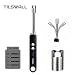 Produktbild Tilswall Elektro Arc Lighter, USB-aufladbarer Kerzenanzünder, Lichtbogen Feuerzeug mit LED, Stabfeuerzeug Winddichter Flammenloser 360 ° Flexibler Sicherheitsschalter für Grill, Gas, Campingreisen