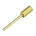 Goliton® Tungsten Steel Gilt Head Nail Manicure File Drill Bit Grinding Tool - Gold