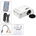 Produktbild SO-buts Mini Projektor UC18 Beamer 1080 P HD LED Heimkino-Kino USB TV VGA SD HDMI Mini Projektor für Smartphone, iPhone, iPad, Laptop, Tablet (Weiß)