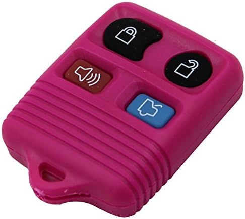 Keyless Remote Key Replacement Shell Case For Ford 4 Button Fob Case Pink No Chips Inside