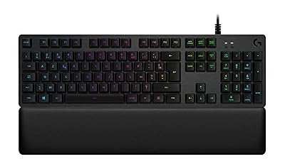 Logitech G513 Clavier Gaming Mécanique Rétroéclairé RGB Switchs Tactiles Romer-G (Carbone - Layout AZERTY Français)