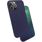 حافظة iPhone 12 Pro Max من السيليكون الحريري، أزرق داكن، متوافقة مع Zore Apple