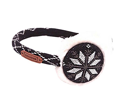 Lovely Snowflake Pattern Kids Earmuff Durable Winter Outdoor Baby Earflap Blue