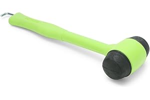 Moscatelli Martillo de Camping Multifuncional, Resistente y Ergonómico con Gancho para Extraer Estacas