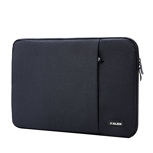 KALIDI 13 13.3 Zoll Laptop Sleeve Tasche Schutz Hülle Wasserdicht/Stoßgesichert/Anti-Kratzern für Macbook Air 13/Macbook Pro Retina 12,9 Zoll/iPad Pro, Schwarz