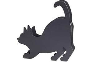 DDGG Supporto per Bobina di Zanzara, Innovativo Bruciatore di Incenso, Porta Spirali Antizanzare in Ferro, Forma di Gatto Decorazione per Scrivania, per Casa, Soggiorno, Patio, Esterno