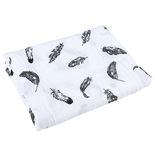 Urmagic Baby Muslin Swaddles,Boys Girls Assorted Fruit Animal Pattern Cotton Swaddles Blanket for Newborn Infant Toddler Kids 120 * 120