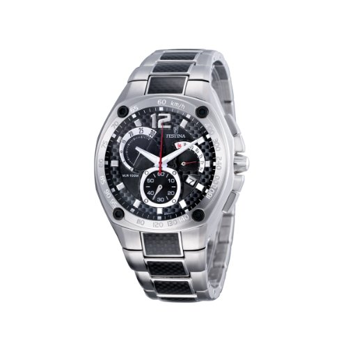 Festina Herren-Armbanduhr XL Analog Quarz Edelstahl F6795/1 Festina Herren-Armbanduhr XL Analog Quarz Edelstahl F6795/1