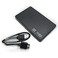500 GB Portable External Hard Disk Drive - 500 GB - 1 Year Warranty - USB 3.0 for PC Laptop Windows Mac - High Performance External Hard Drive - Black (500 GB)