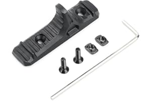 SBGJMY Tactical Mlok LINK Anchor Polymer HandStop Vorderer Griff mit Kabelmanagement für MLOK Rail Handschutz System (Schwarz)