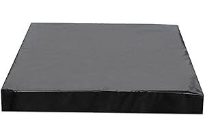 XIANGSHANG SHANGMAO Couverture de Protection Thermique Extra épaisse pour Tube Chaud - Résistante à la Neige - Imperméable - 218 x 218 x 30 cm - Noir