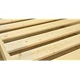STRICTLY BEDS&BUNKS Heavy Duty Pine Bed Slats - Pack of 12 Replacement Solid Pine Wooden Bed Slats - 3FT Single - 89.5CM