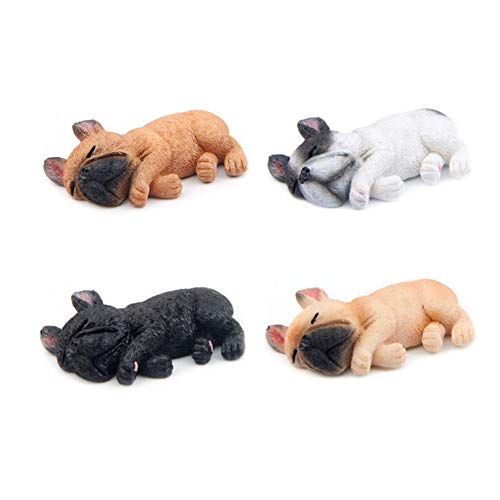 Preisvergleich Produktbild Queta Kühlschrankmagnet, Motiv Bulldogge, für Kühlschrank, Souvenir, Kunstharz, Kühlschrank-Magnet-Aufkleber, Side Lying