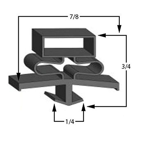 Preisvergleich Produktbild True Verarbeitung 810813 Tür Dichtung Für Tsu / TUC / wanderfeldröhre